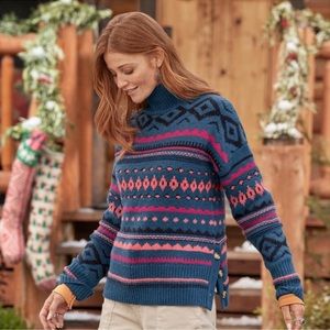 Sundance Fell Fair Isle Wool Sweater